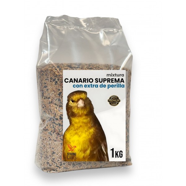 Mixtura Canarios Supreme con Extra de Perilla 1kg  Canary food