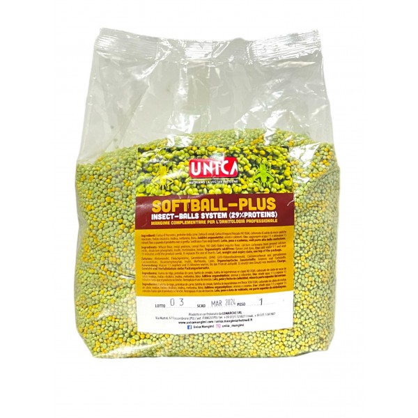 SOFTBALL PLUS UNICA (PERLAS SILVESTRES 29% PROTEÍNA) Perla Morbida - Chips