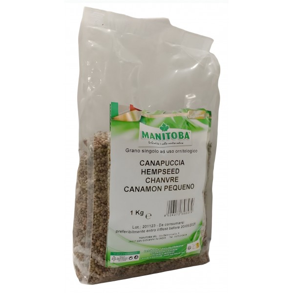 Cañamón pequeño Manitoba 1kg Semillas